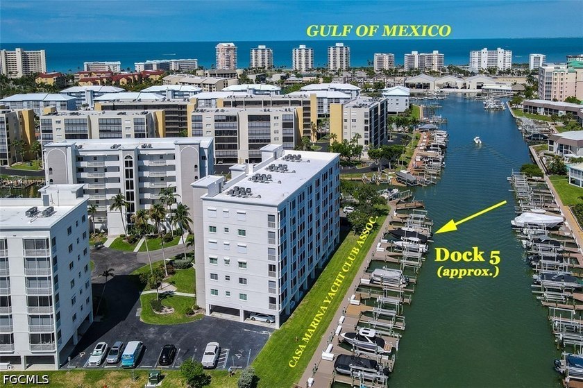 Part of the Casa Marina Yacht Club association, this dock is - Beach Lot for sale in Fort Myers Beach, Florida on Beachhouse.com