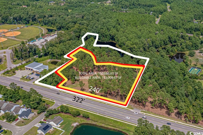 Prime commercial location! 332' feet road frontage! 4.22 Acres - Beach Commercial for sale in Myrtle Beach, South Carolina on Beachhouse.com