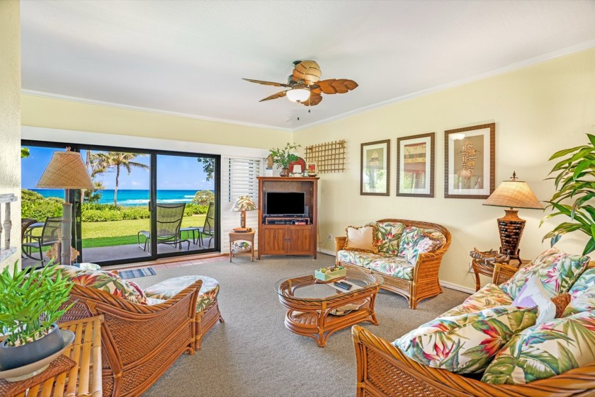 A ground floor Oceanfront condo in the Kaha Lani Resort, on the - Beach Condo for sale in Lihue, Hawaii on Beachhouse.com