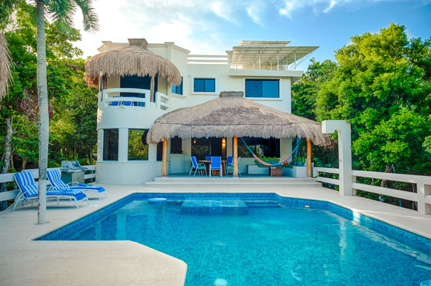 Casa La Via- Mayan-Inspired Villa with Tropical Swimming - Beach Vacation Rentals in Akumal, Quintana Roo, Mexico on Beachhouse.com