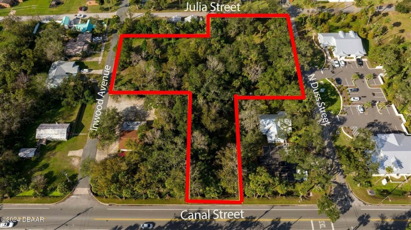 Prime Mixed-Use (MU) Zoned land in the Historic Downtown - Beach Commercial for sale in New Smyrna Beach, Florida on Beachhouse.com