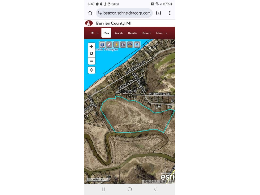 1400 feet of waterfront property in New Buffalo!!! 11018 - Beach Acreage for sale in New Buffalo, Michigan on Beachhouse.com