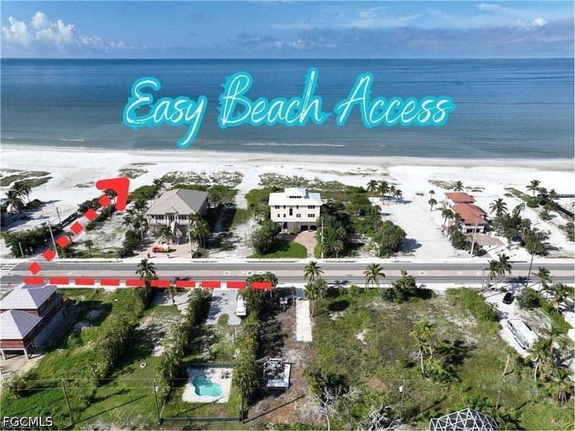 Iconic Vacant Lot - known as *Stairway to Heaven* on social - Beach Lot for sale in Fort Myers Beach, Florida on Beachhouse.com