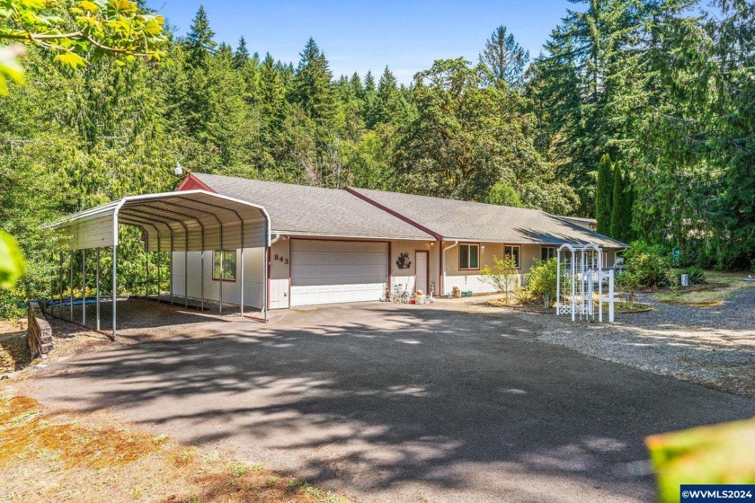 Peaceful retreat on Slick Rock Creek! 2 lots - almost 1 acre! - Beach Home for sale in Otis, Oregon on Beachhouse.com