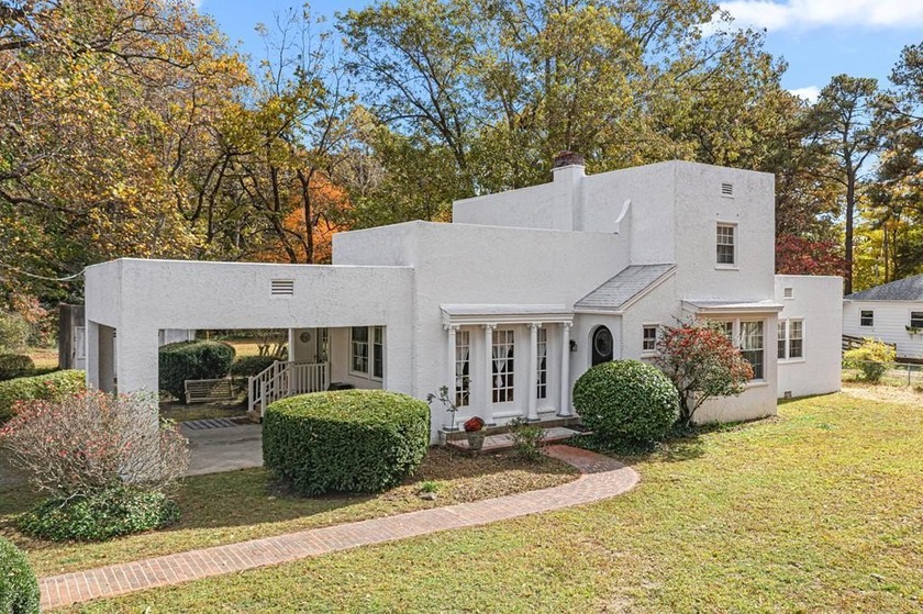 This distinctive Mediterranean-style home, built in 1920, was - Beach Home for sale in White Stone, Virginia on Beachhouse.com