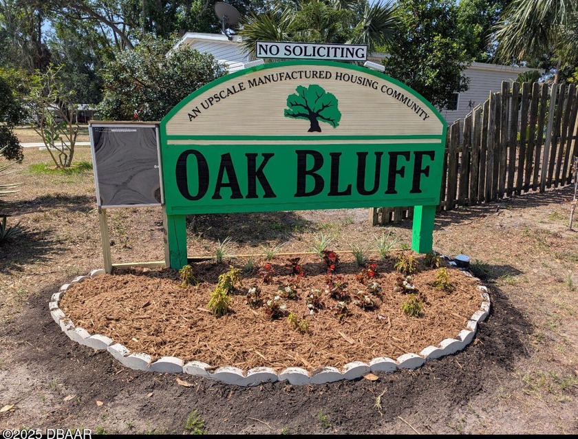 Discover the charm of this quiet, upscale manufactured home - Beach Lot for sale in Daytona Beach, Florida on Beachhouse.com