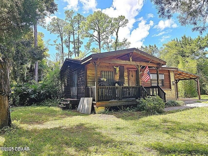 HALF ACRE w 936 Sq Ft CABIN IN THE WOODS - AND 612 Sq Ft - Beach Home for sale in Port Orange, Florida on Beachhouse.com
