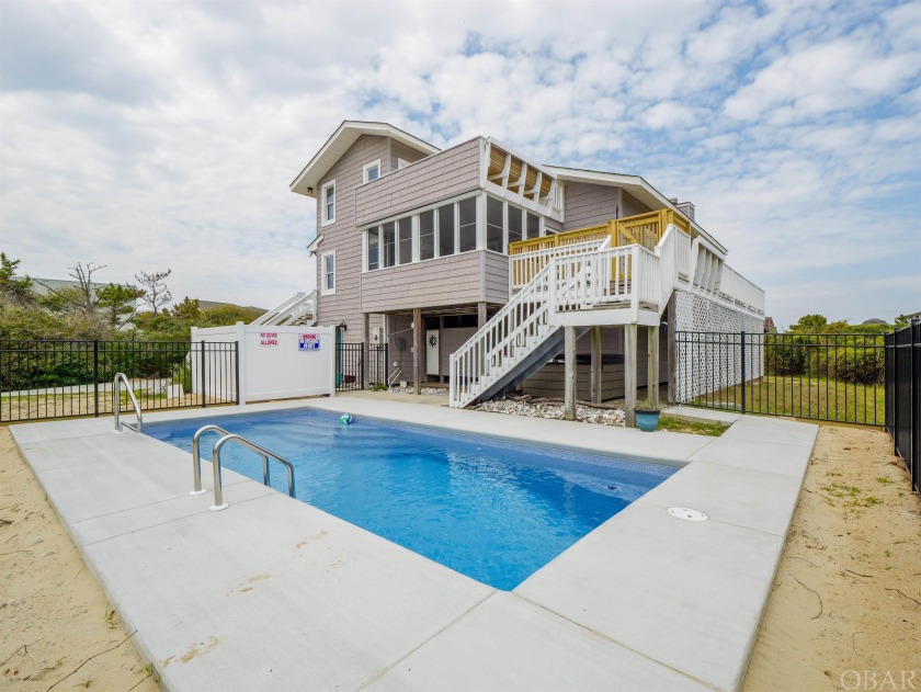 Ocean Views, Pool and Hot Tub -- only 2 lots back from the - Beach Home for sale in Southern Shores, North Carolina on Beachhouse.com