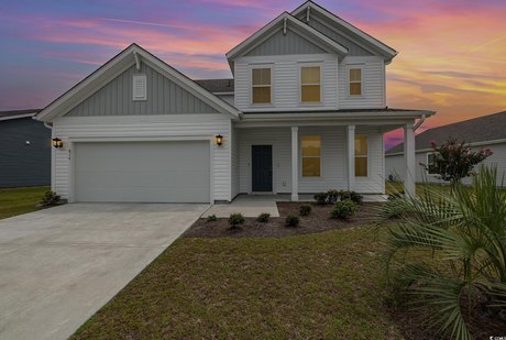 The Windsor House Plan is a stylish two-story home featuring 3 - Beach Home for sale in Little River, South Carolina on Beachhouse.com