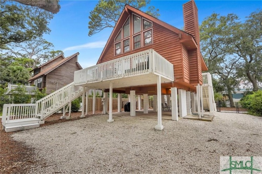 Nestled on Tybee Island's north end, this charming A-frame home - Beach Home for sale in Tybee Island, Georgia on Beachhouse.com