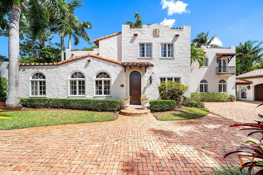This iconic 1920's Mediterranean Revival Home blends historic - Beach Home for sale in West Palm Beach, Florida on Beachhouse.com
