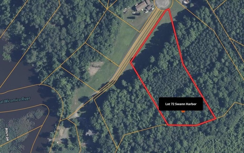 Lot 72 in Swann Harbor, a quiet residential subdivision in - Beach Lot for sale in Heathsville, Virginia on Beachhouse.com