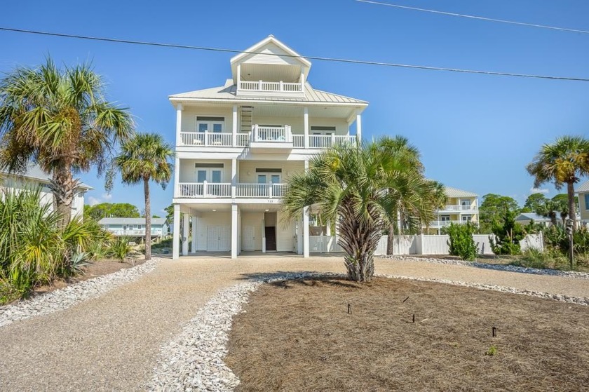 Seaview definitely has a SEA VIEW! The first level has a - Beach Home for sale in St. George Island, Florida on Beachhouse.com