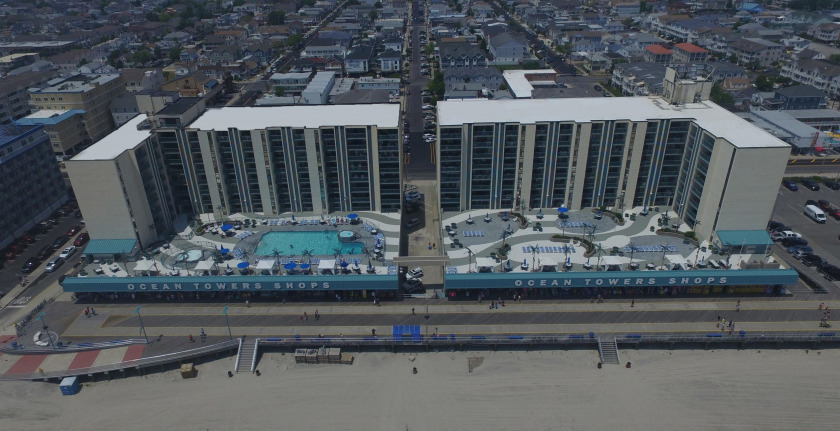 Ocean Towers is conveniently located at the quiet, southern end - Beach Condo for sale in Wildwood, New Jersey on Beachhouse.com