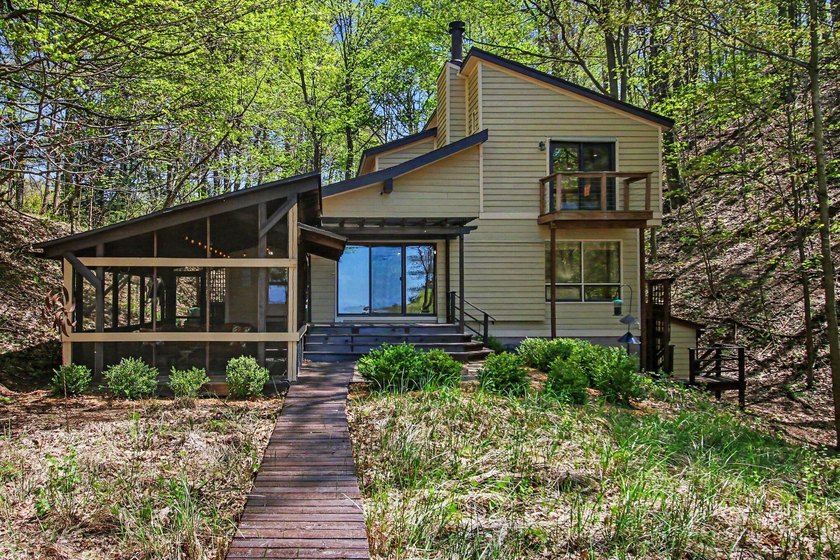 With nearly 200 feet of private and pristine Lake Michigan - Beach Home for sale in Covert, Michigan on Beachhouse.com