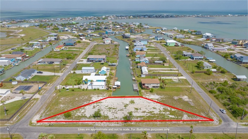 Approximately .53 acre waterfront lot situated in the quiet - Beach Lot for sale in Rockport, Texas on Beachhouse.com