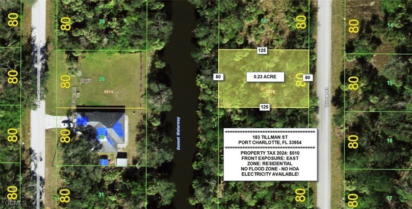 Build your dream home on this desirable residential lot in a - Beach Lot for sale in Port Charlotte, Florida on Beachhouse.com