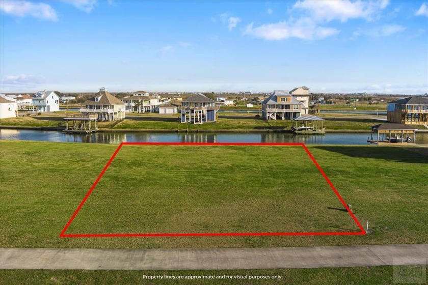 Amazing views of the Intracoastal Canal and Galveston East Bay - Beach Lot for sale in Port Bolivar, Texas on Beachhouse.com