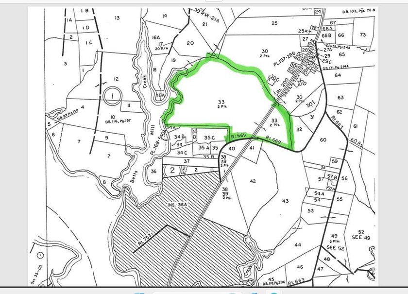 The majority of this 90 acre parcel is zoned R-1 and fronts - Beach Lot for sale in Heathsville, Virginia on Beachhouse.com