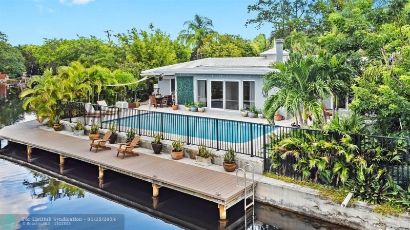 Experience the joy of waterfront living in this one of a kind - Beach Home for sale in Oakland Park, Florida on Beachhouse.com