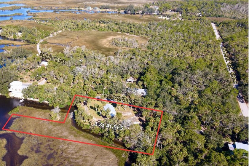 The opportunity is to purchase a 1.3 acre waterfront property on - Beach Lot for sale in Spring Hill, Florida on Beachhouse.com