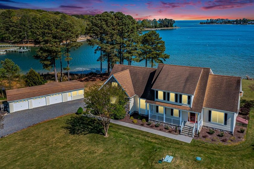 Imagine breathtaking wide-water views across protected Cranes - Beach Home for sale in Wicomico Church, Virginia on Beachhouse.com