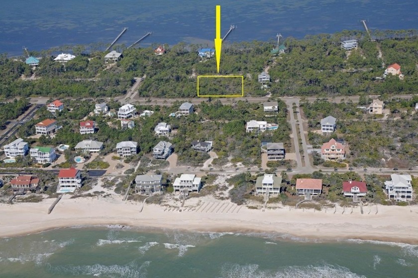 St George Plantation Gulfview-Bayview 1 Acre Lot.   This - Beach Lot for sale in St. George Island, Florida on Beachhouse.com