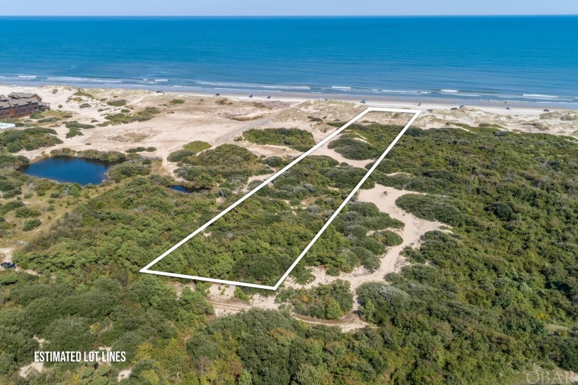 Ocean Front 2.98 Acre Lot with Elevation and Amazing Ocean Views - Beach Acreage for sale in Corolla, North Carolina on Beachhouse.com