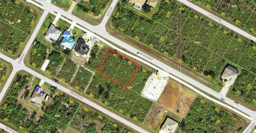 Great DOUBLE LOT, measuring 20,000sqf (.46 acres), for sale - Beach Lot for sale in Port Charlotte, Florida on Beachhouse.com