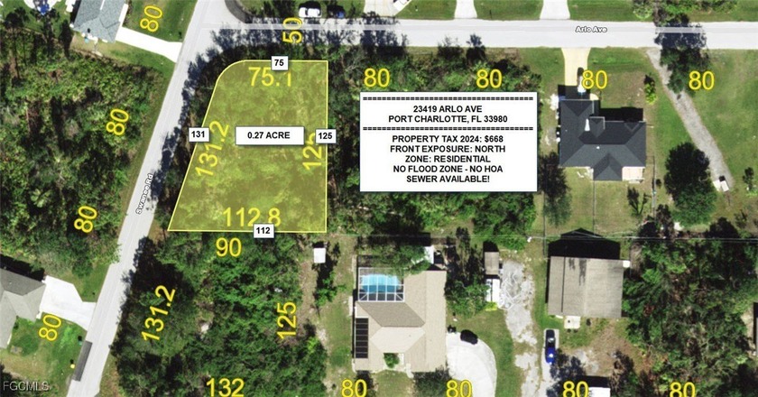 Great opportunity to own a residential lot in a quiet and - Beach Lot for sale in Punta Gorda, Florida on Beachhouse.com