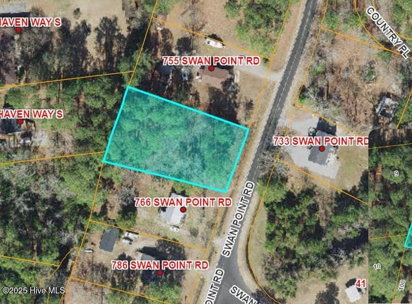 This lot is located between 755 and 766 Swan Point Road in - Beach Lot for sale in Washington, North Carolina on Beachhouse.com