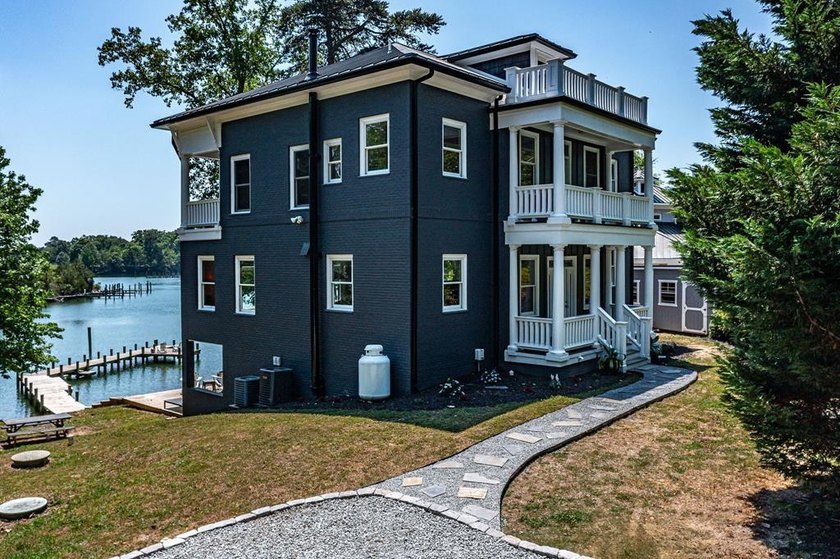 Exceptional coastal-style waterfront retreat on sought-after - Beach Home for sale in Weems, Virginia on Beachhouse.com
