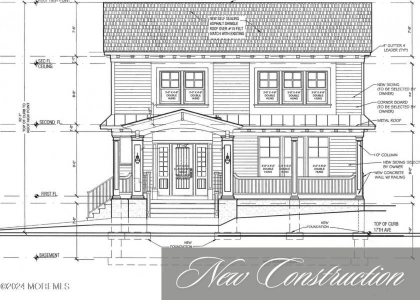 Now available: NEW CONSTRUCTION home TO BE BUILT in one of the - Beach Home for sale in Lake Como, New Jersey on Beachhouse.com