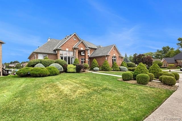 Custom-Built 4 Bedroom, 4 1/2 Bath Waterfront Estate with Over 6 - Beach Home for sale in Shelby, Michigan on Beachhouse.com