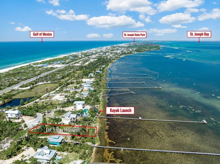 VERY LAST Bayfront Lot in the Hibiscus Beach and Bay Community - Beach Lot for sale in Cape San Blas, Florida on Beachhouse.com