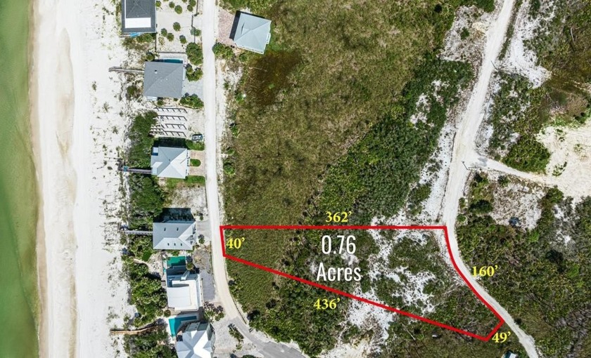 Don't miss this incredible opportunity to own over half an acre - Beach Lot for sale in Cape San Blas, Florida on Beachhouse.com