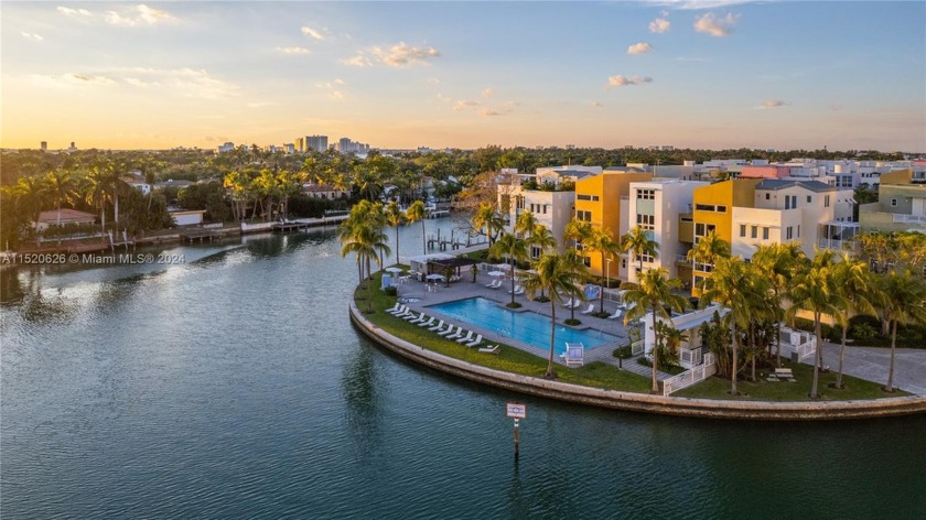 Live on private guard-gated Aqua Island! Welcome to this chic - Beach Townhome/Townhouse for sale in Miami Beach, Florida on Beachhouse.com
