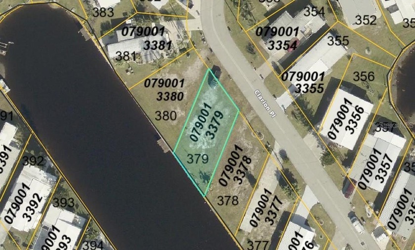 WATERFRONT Manufactured Home lot located in the active 55+ - Beach Lot for sale in North Port, Florida on Beachhouse.com