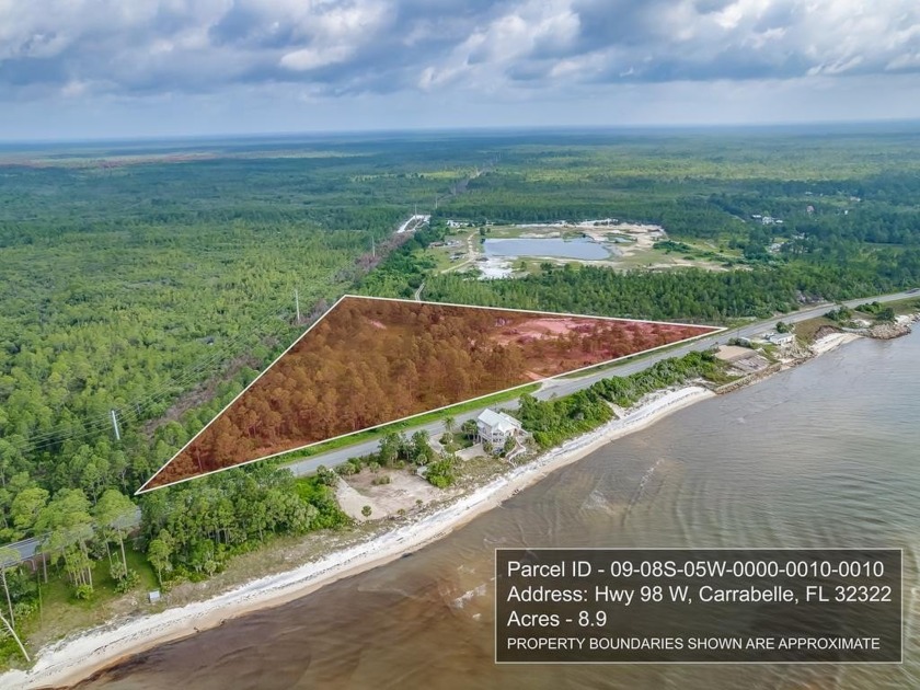 Amazing 8.73 acre parcel of land across the street from the bay - Beach Acreage for sale in Carabelle, Florida on Beachhouse.com