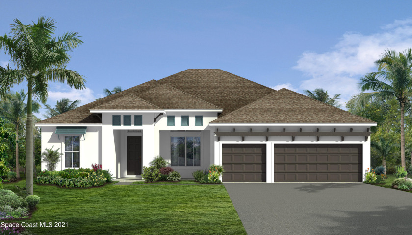 This gorgeous Triella will be built in a new, gated community - Beach Home for sale in Merritt Island, Florida on Beachhouse.com