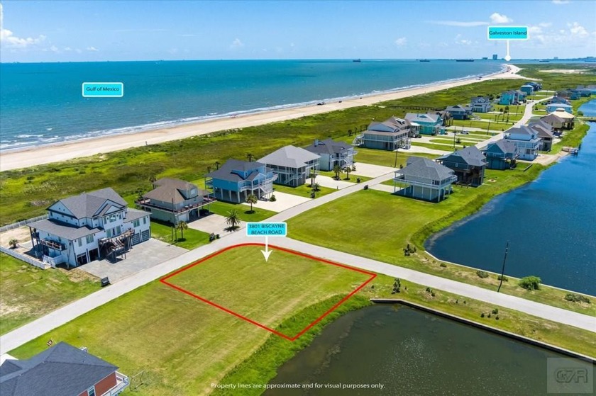 This superb 2nd row corner lot is the perfect homesite.  With - Beach Lot for sale in Port Bolivar, Texas on Beachhouse.com