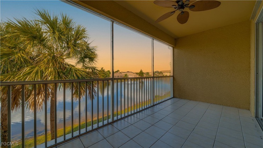 Enjoy stunning sunset skies from your balcony in this lake view - Beach Condo for sale in Fort Myers, Florida on Beachhouse.com