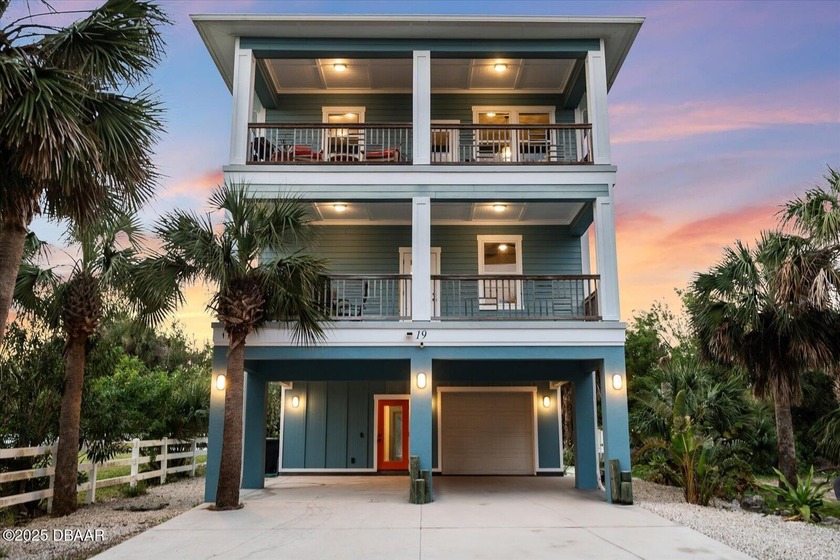 Coastal living at its finest! This custom-built, three-story - Beach Home for sale in Flagler Beach, Florida on Beachhouse.com