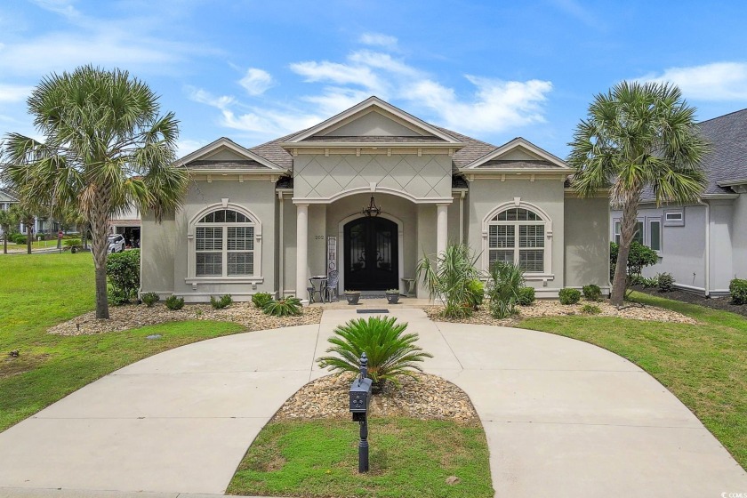 This stunning five-bedroom, four-bath Mediterranean-style home - Beach Home for sale in Myrtle Beach, South Carolina on Beachhouse.com