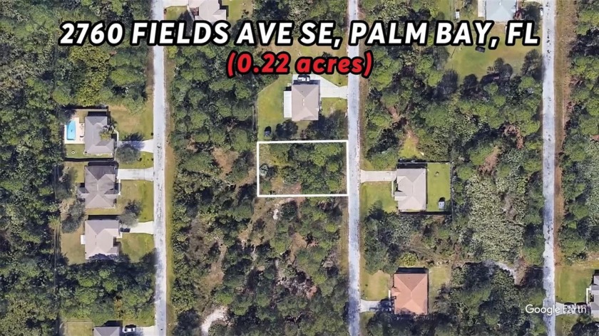 ADJACENT LOT ALSO FOR SALE! Discover the perfect opportunity to - Beach Lot for sale in Palm Bay, Florida on Beachhouse.com