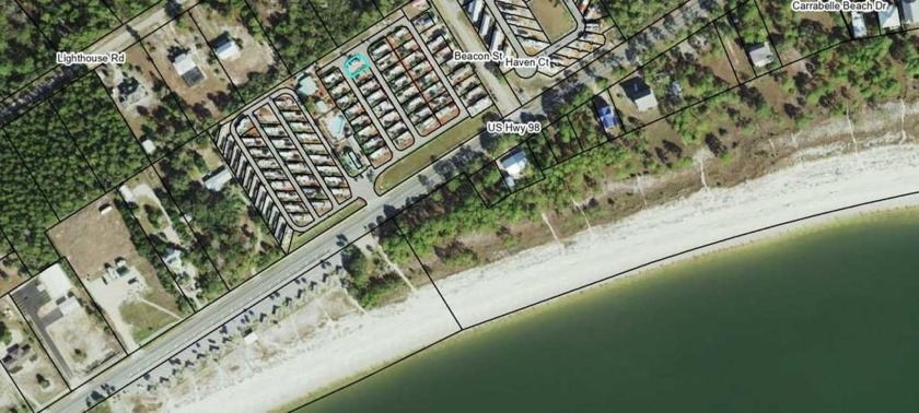 End lot that is an extra large pull through RV site.  This site - Beach Lot for sale in Carabelle, Florida on Beachhouse.com