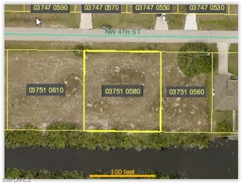 Southern Rear Exposure *Triple* vacant lot on a freshwater canal - Beach Lot for sale in Cape Coral, Florida on Beachhouse.com