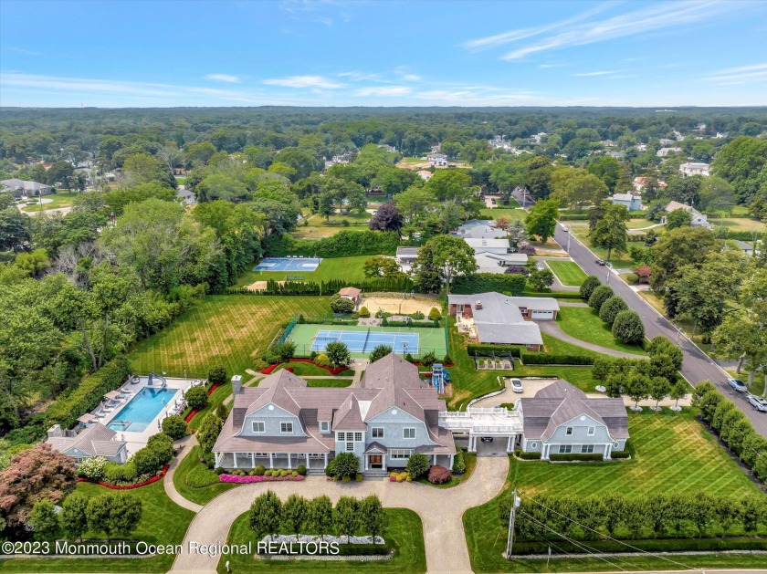 Welcome to this exceptional Hampton Style Estate, a true - Beach Home for sale in Oakhurst, New Jersey on Beachhouse.com