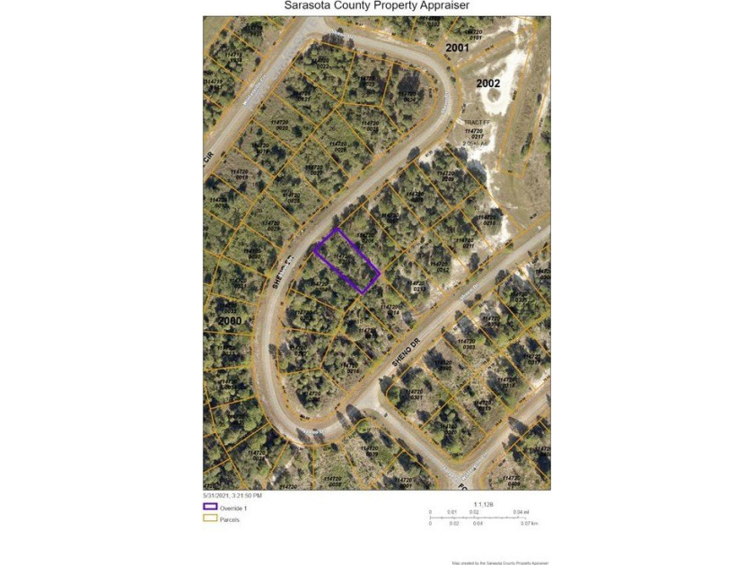 Oversized high and dry premium side by side lot on paved road - Beach Lot for sale in North Port, Florida on Beachhouse.com