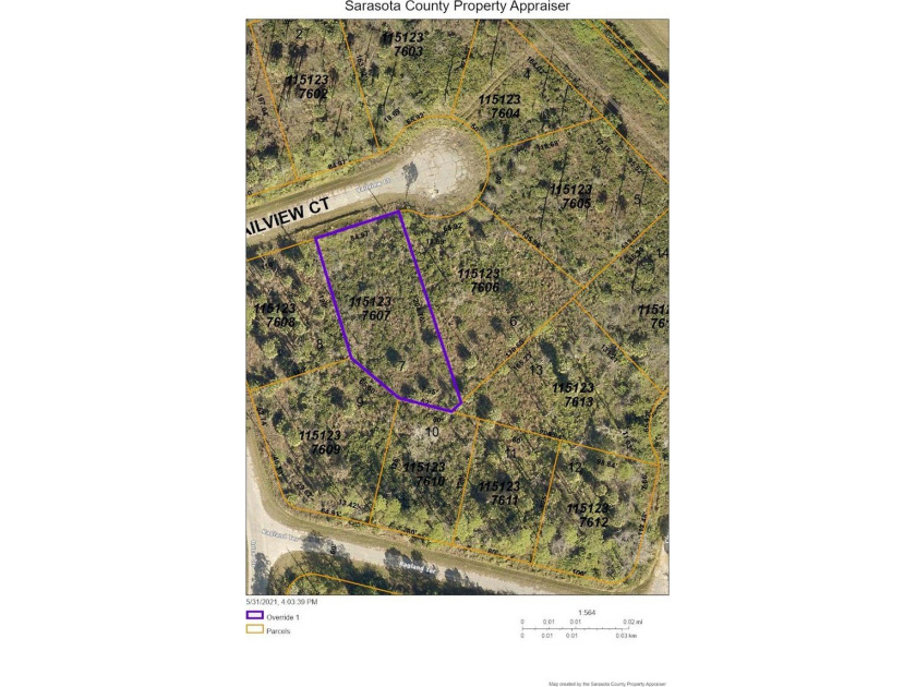 Oversized high and dry premium lot on paved road right next - Beach Lot for sale in North Port, Florida on Beachhouse.com